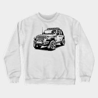 Cool jeep wrangler Car Off-Road Odyssey Crewneck Sweatshirt